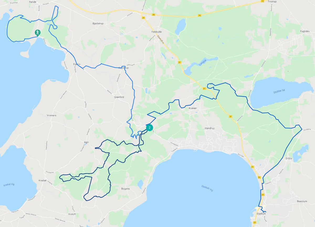 kort over mols bjerge
