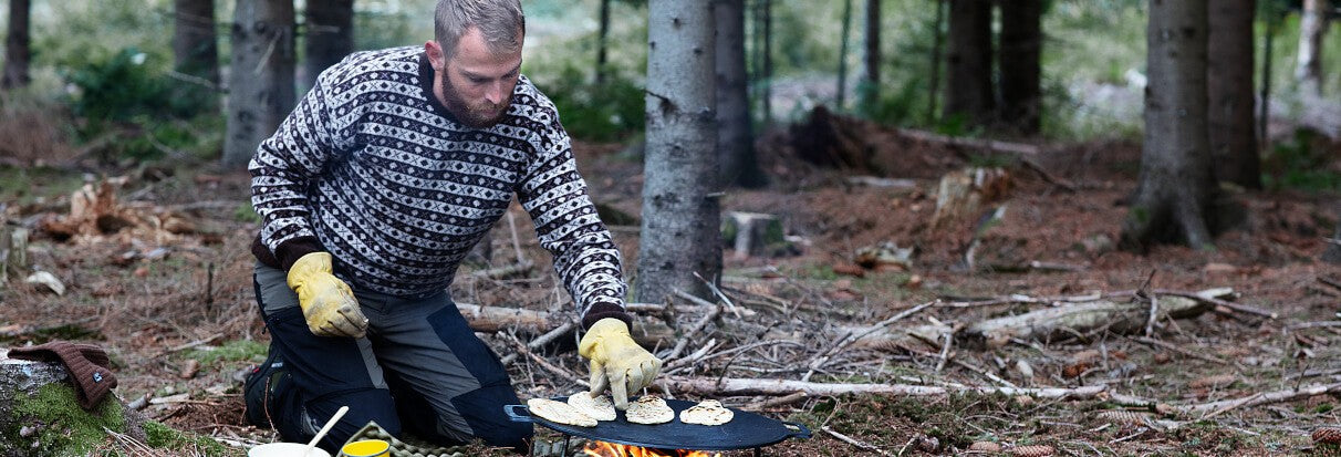 Opskrift: Fladbrød på bål