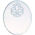 DDS Sølvplade Oval m/Emblem