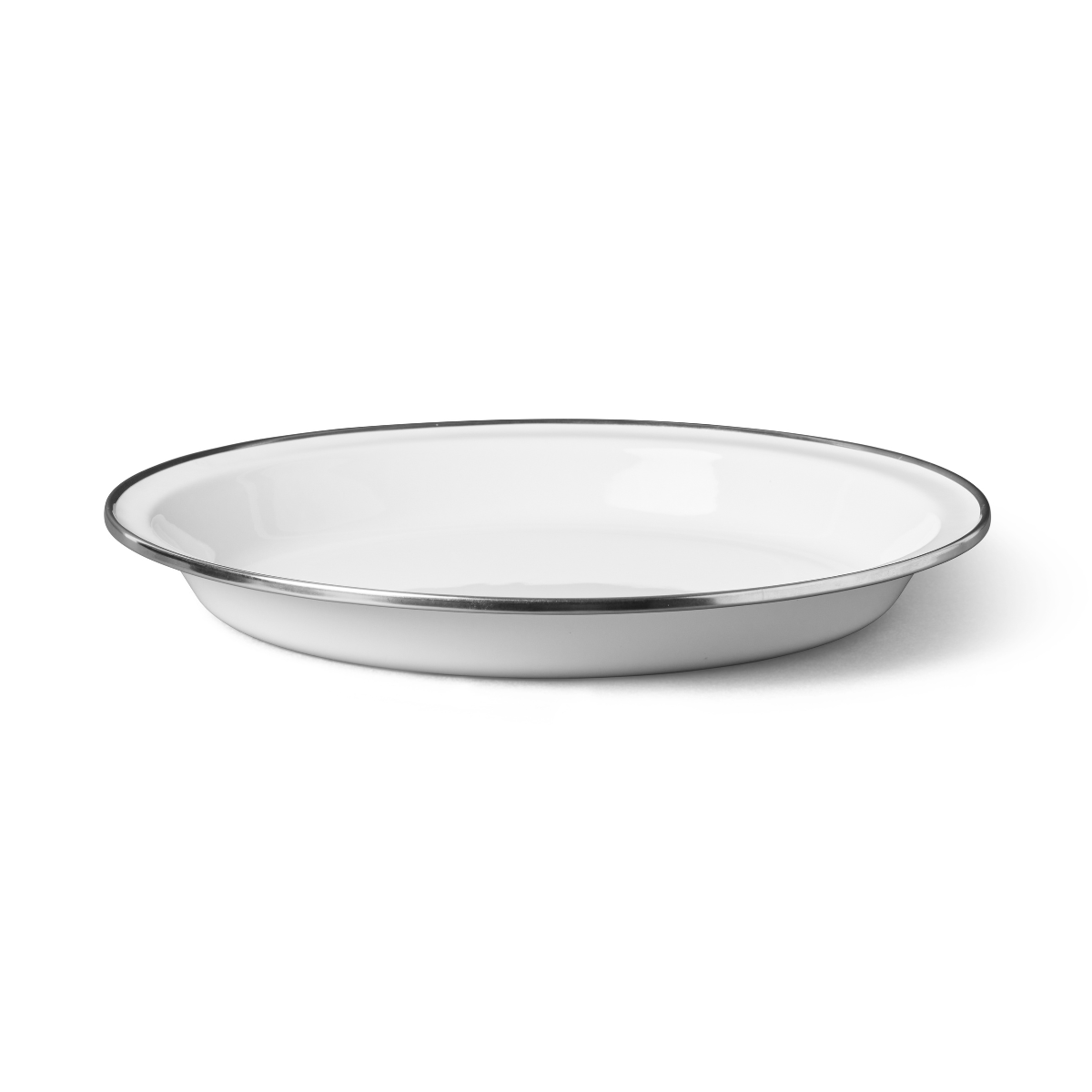 SL26 Emaljetallerken (White)