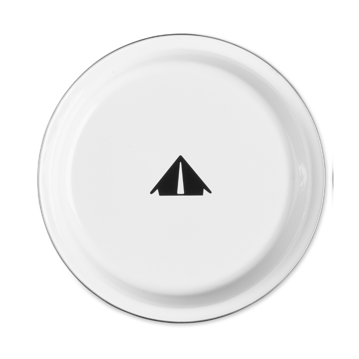 SL26 Emaljetallerken (White)