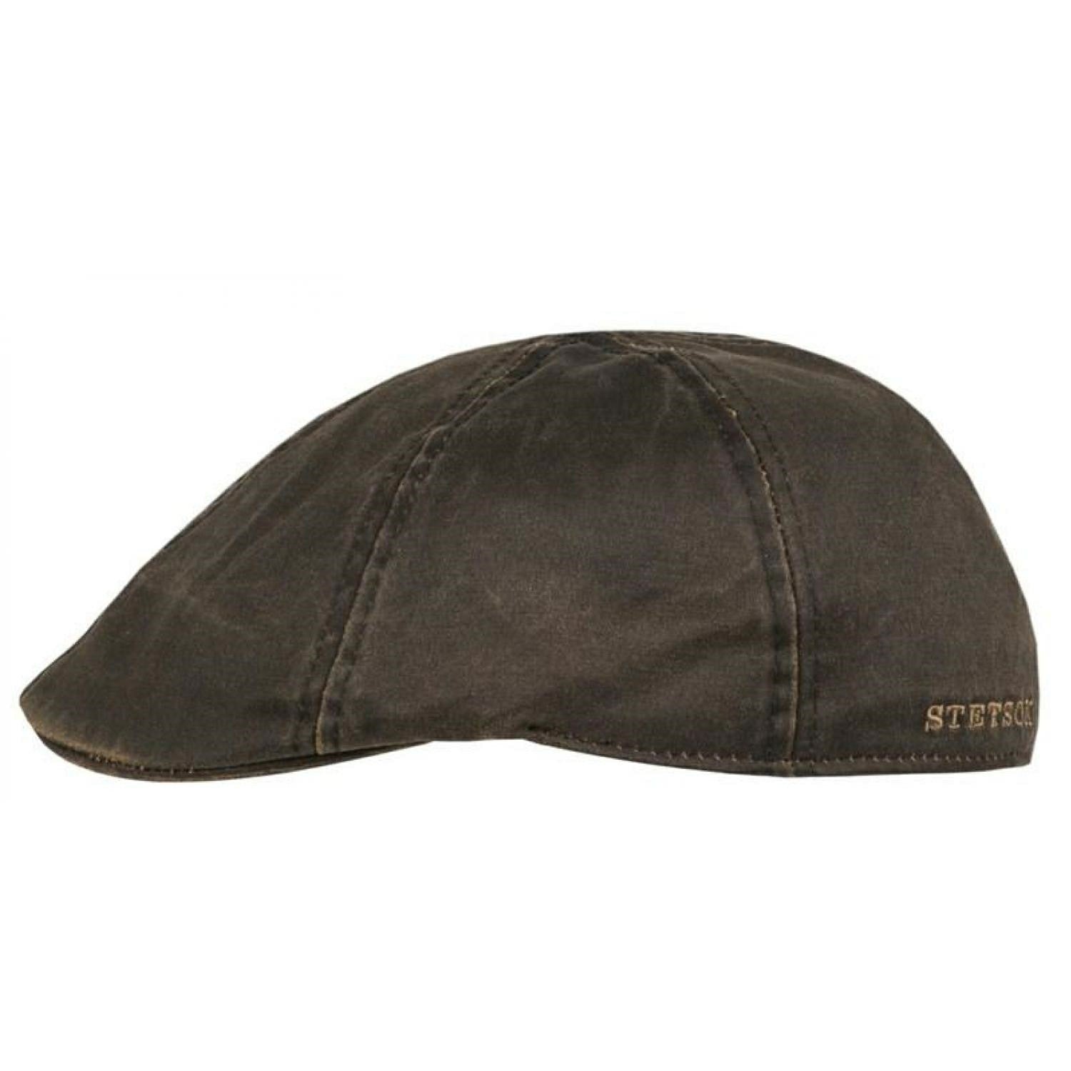 Stetson Level Flat Cap / Sixpence (Brown)