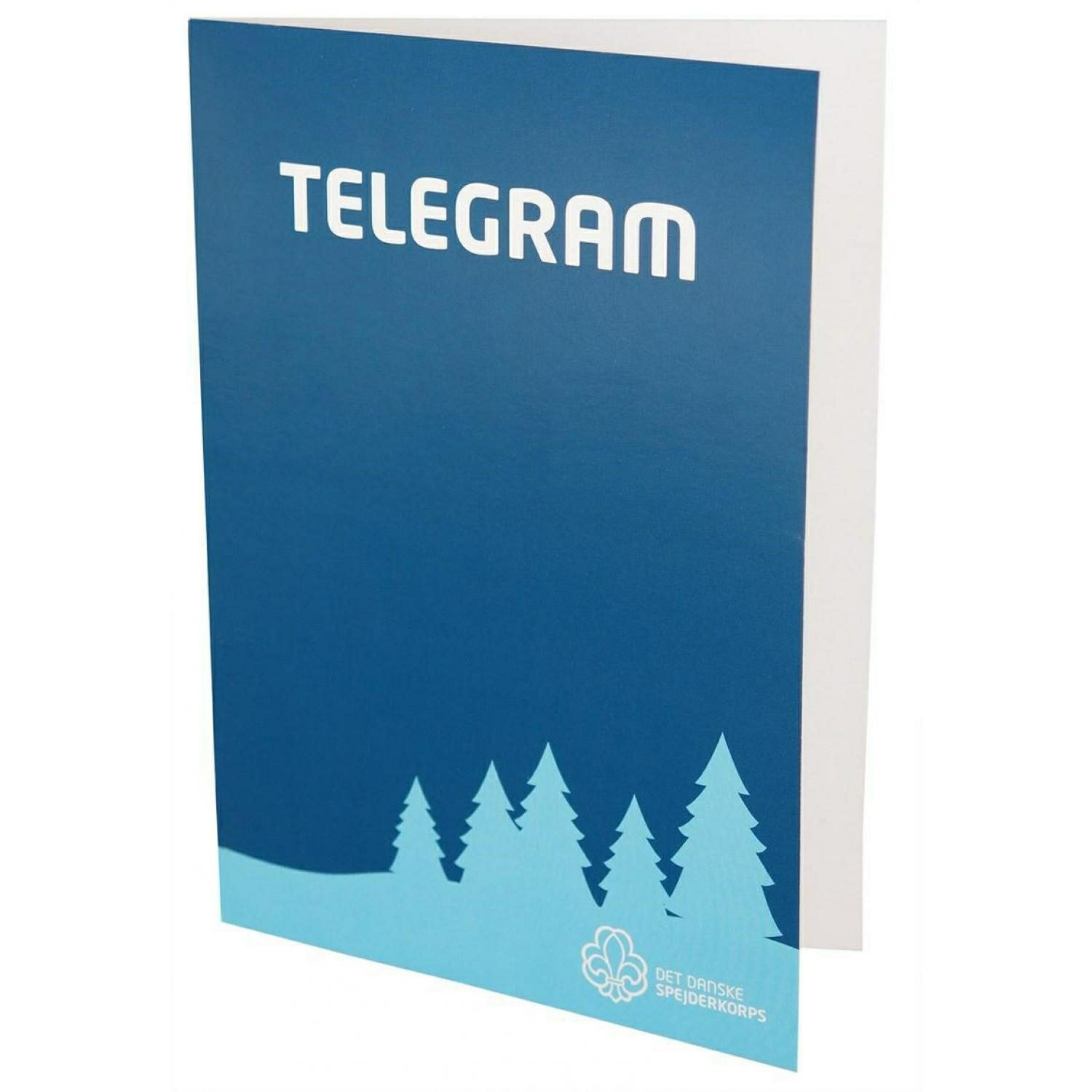Telegram med DDS korpsmærke