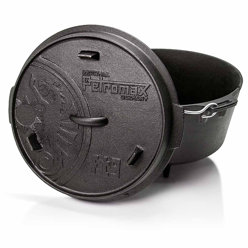 Petromax Dutch Oven ft 9", 8 liter støbejernsgryde
