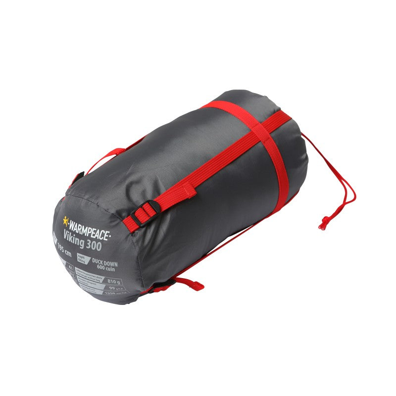 Warmpeace Viking 300 195 cm V, dunsovepose (Olive / Black)