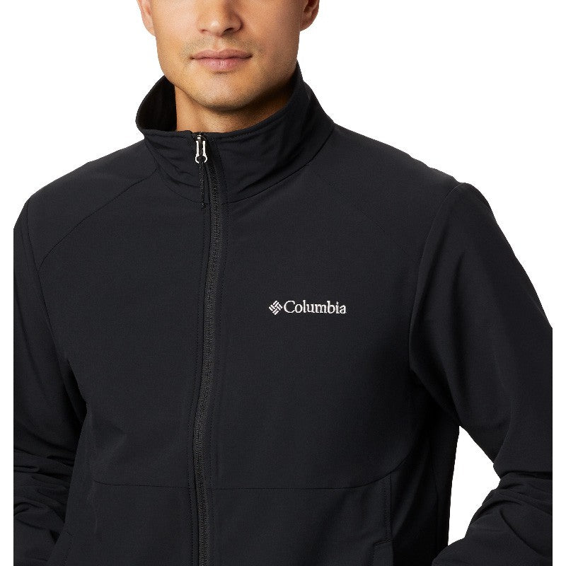COLUMB M Heather Canyon Softshell Jkt, Black