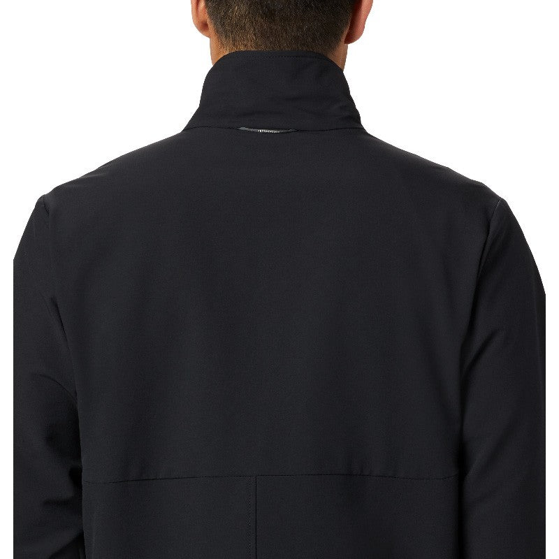 COLUMB M Heather Canyon Softshell Jkt, Black