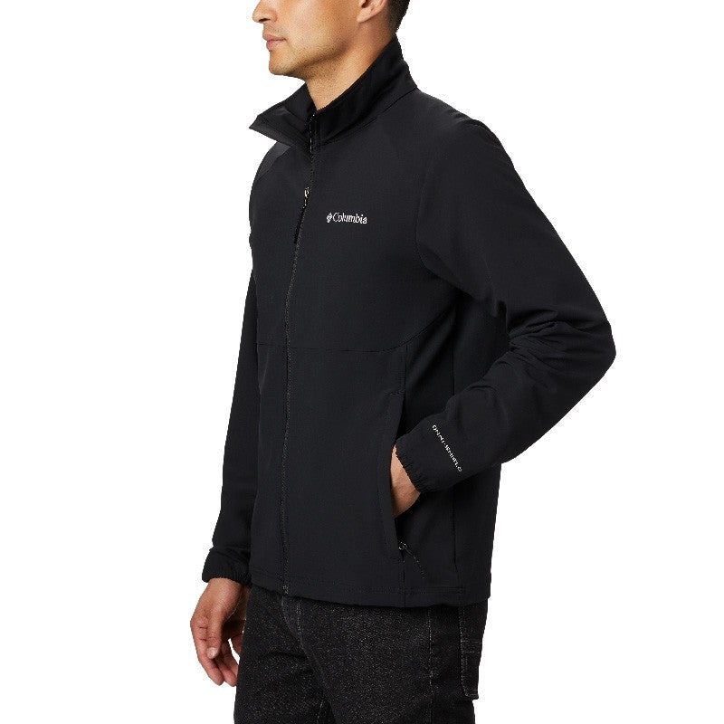 COLUMB M Heather Canyon Softshell Jkt, Black