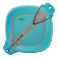 Uco Mess Kit 4-dele spisesæt (Blue With Grey)
