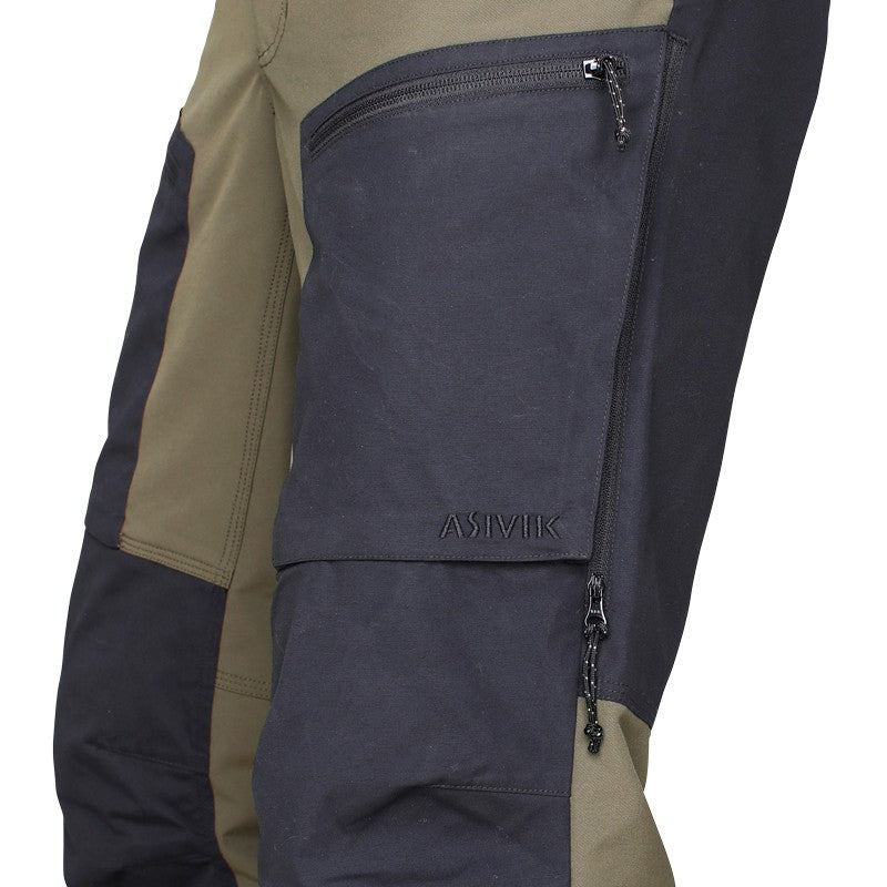 Asivik Adventure bukser, herre (Black / Mud)