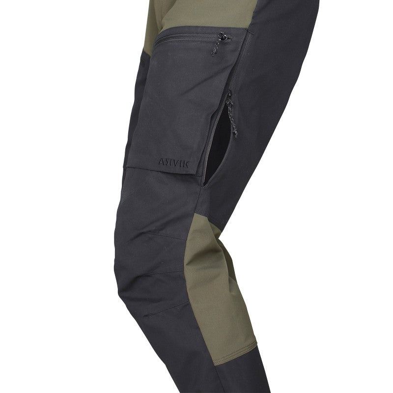 Asivik Adventure bukser, herre (Black / Mud)