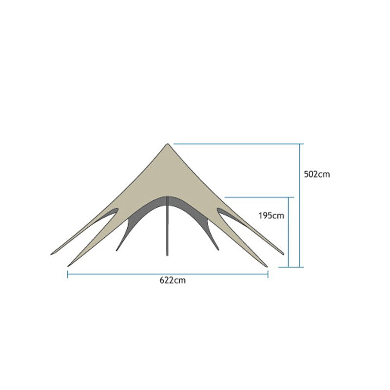 Asivik Startent samlingstelt, 12,9 m (Lysegrå)