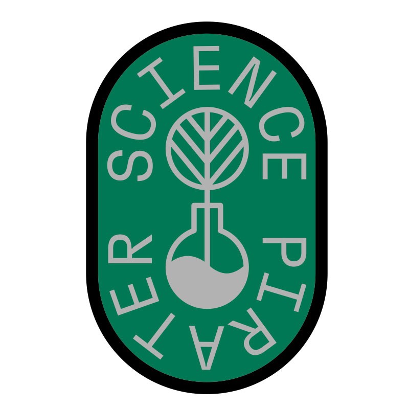 Uniformsmærke, SciencePirater, 8-10 år, grøn