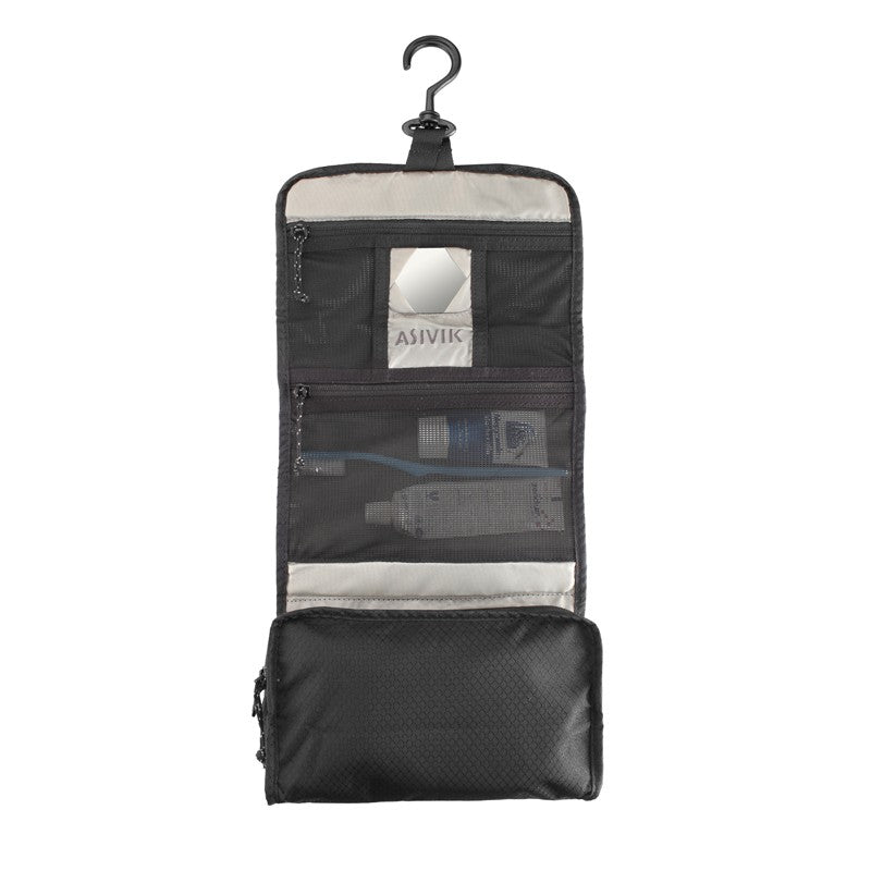 Asivik Wash Bag Roll toilettaske (Black)