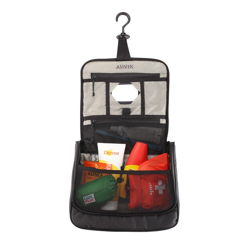 Asivik Wash Bag Gear toilettaske 3,5 L (Black)