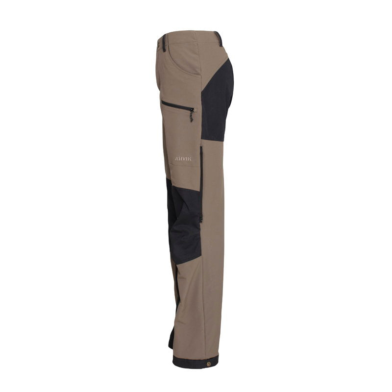 Asivik Adventure bukser, dame (Black/Mud)