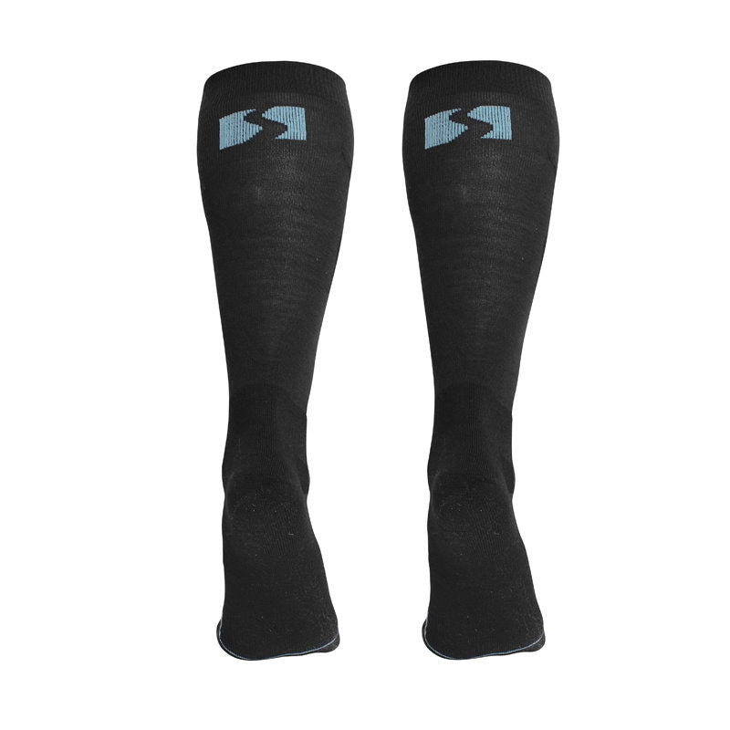ASIVIK Ski Sock Warm SolidBlue, 2-pack