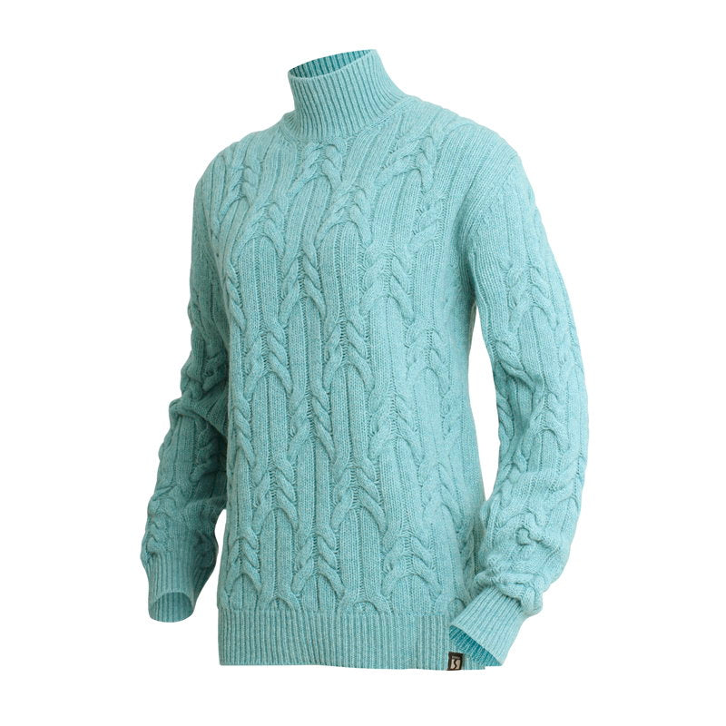 Asivik Tannis Wool Kabelstrikket Sweater, dame
