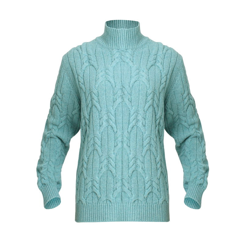 Asivik Tannis Wool Kabelstrikket Sweater, dame