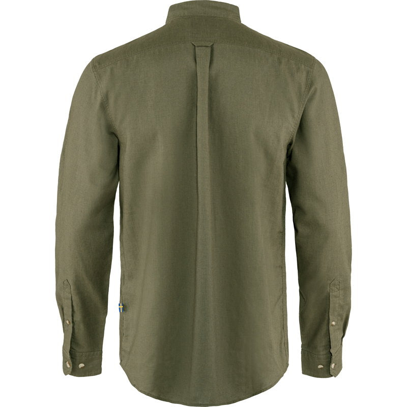 Fjällräven Övik Travel langærmet skjorte, herre (Green)