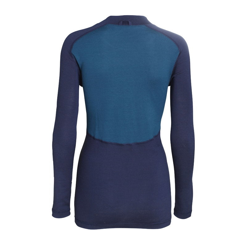 Asivik Explore Merino Crew merinotrøje, dame (Sapphire Blue)