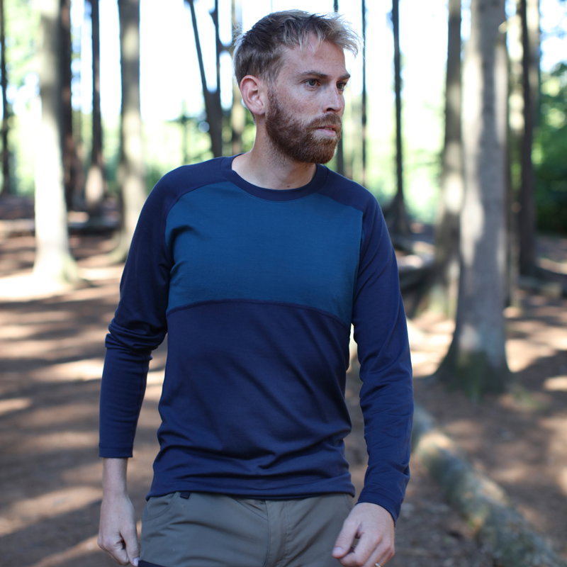 Asivik Explorer Merinould Crew Neck, herre