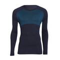 Asivik Explore Merino Crew uldundertrøje, herre (Sapphire Blue)