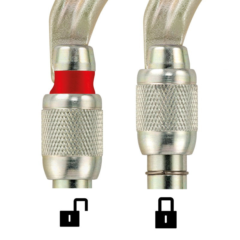 Petzl Vulcan Stål Skruekarabin