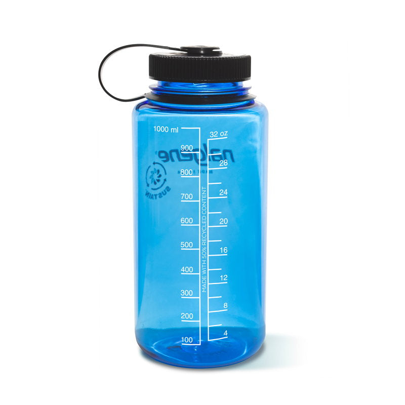 Nalgene Wide Mouth Sustain drikkedunk 1 L - blå