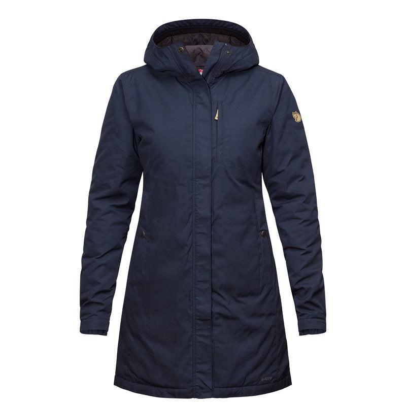 Fjällräven Kiruna Padded Parka, dame (Dark Navy)