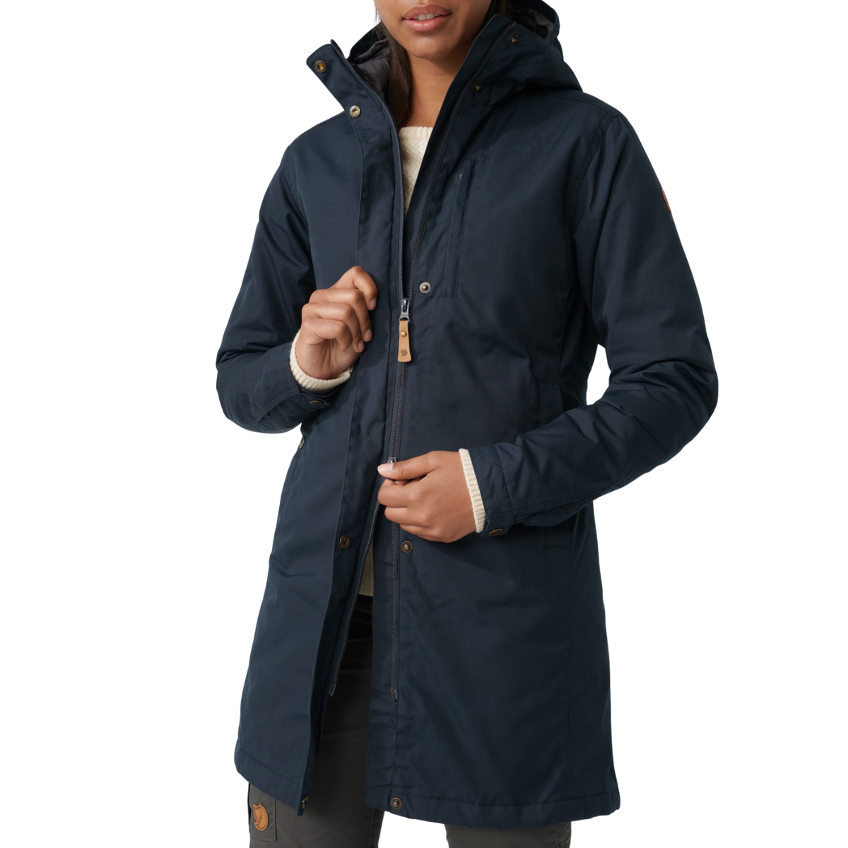 Fjällräven Kiruna Padded Parka, dame (Dark Navy)