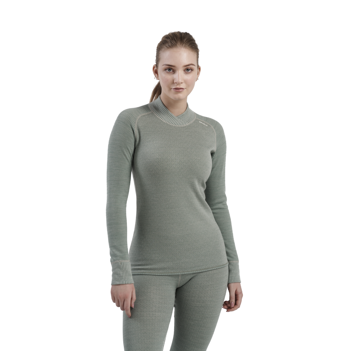 Devold Kvitegga Cross Neck, dame