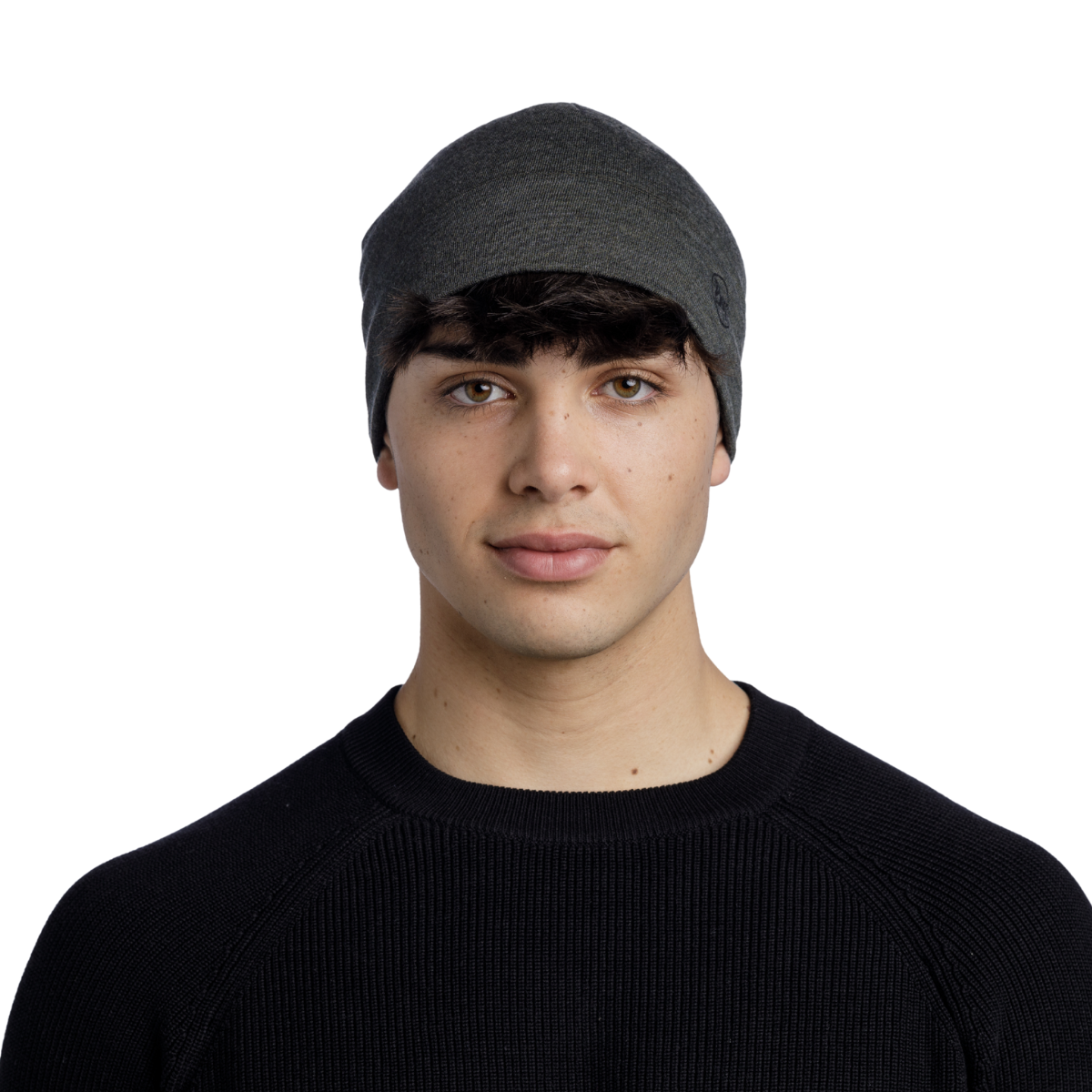 Buff Merino MW Beanie (Bark)