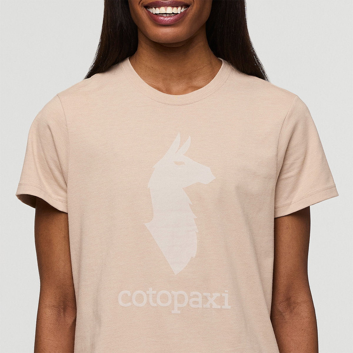 COT W Llama T-shirt, Outmeal