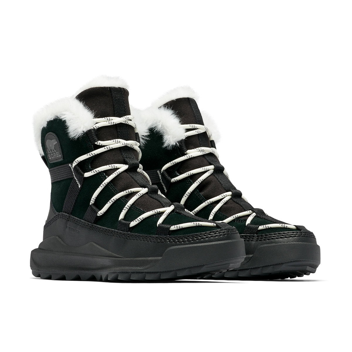 Sorel Ona Glacy Plus WP vinterstøvler, dame (Black Sea Salt)
