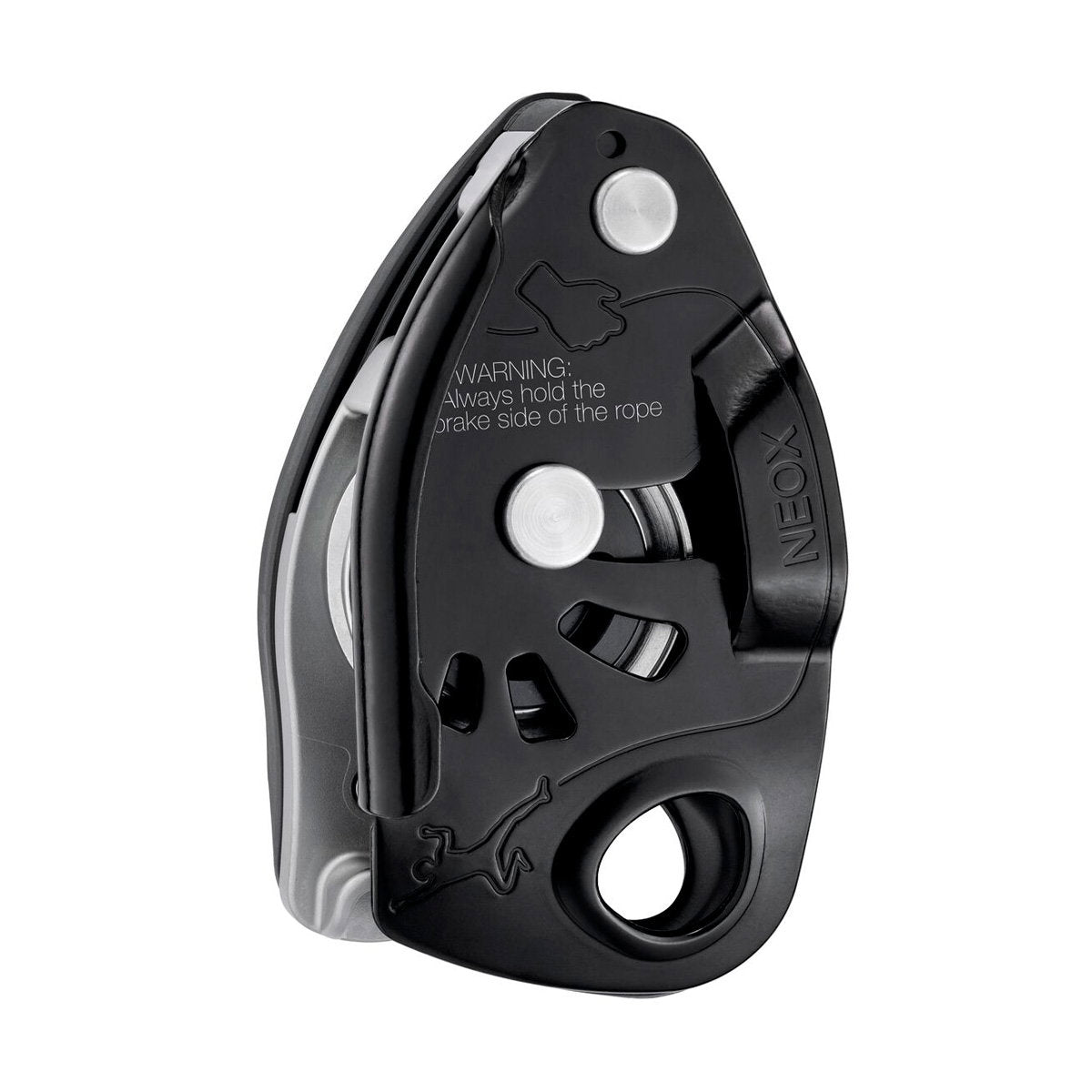 Petzl Neox Rebbremse (Black)