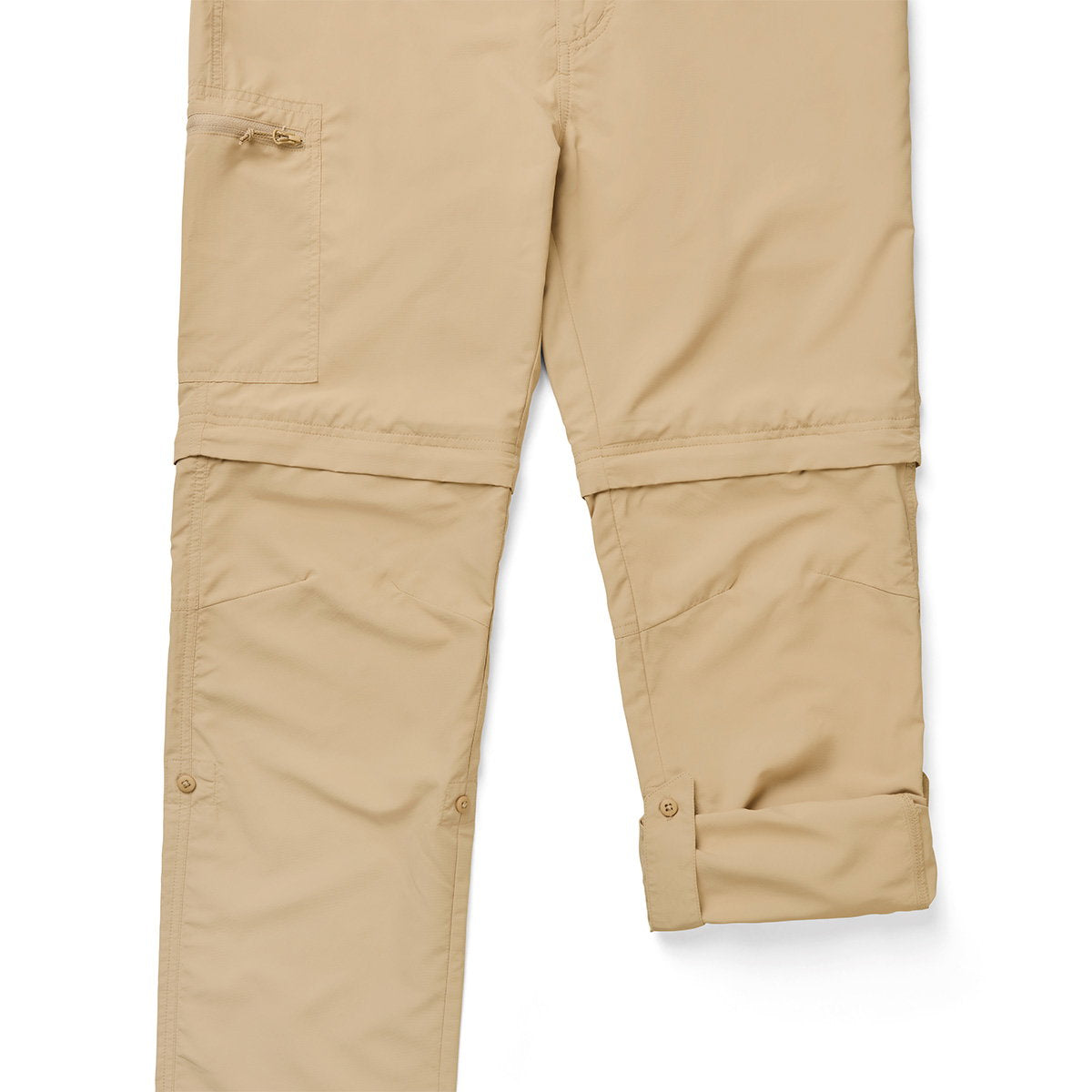 ASIVIK W Travel Zip-Off Pants, Sand, Old