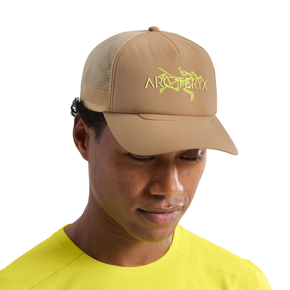 Arc'teryx Bird Word Trucker Curved Hat (Canvas Euphoria)