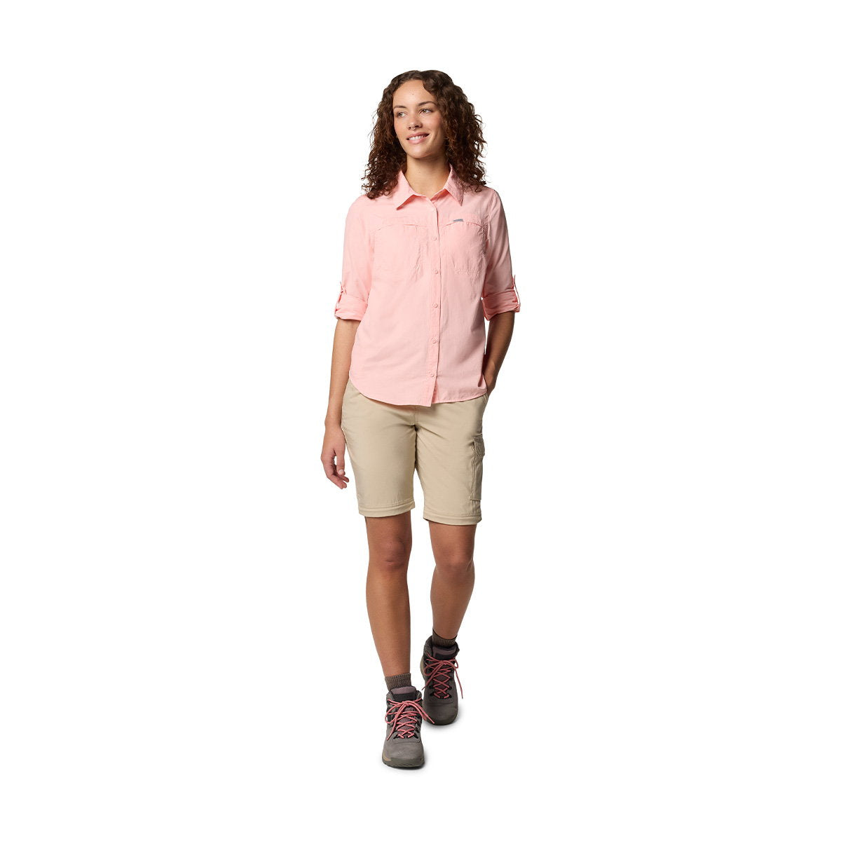 Columbia Silver Ridge Utility Zip-off, dame (Fossil)