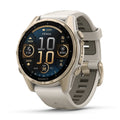Garmin Fenix 8 AMOLED GPS-ur, 43 mm (Soft Gold)