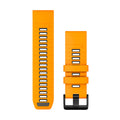 Garmin QuickFit silikone urrem, 26 mm (Spark Orange / Graphite)