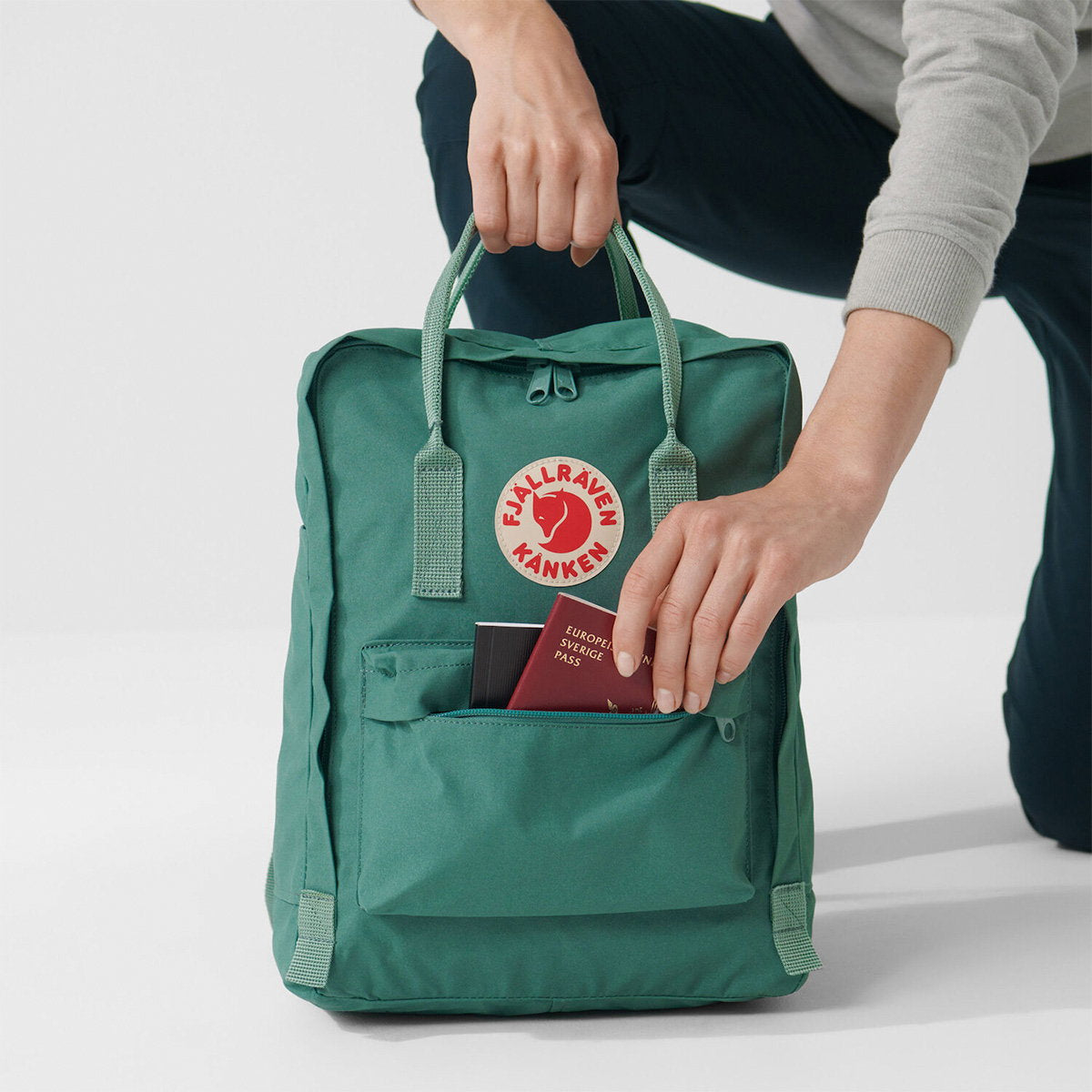 Fjällräven Kånken rygsæk 16 L (Forest Green)