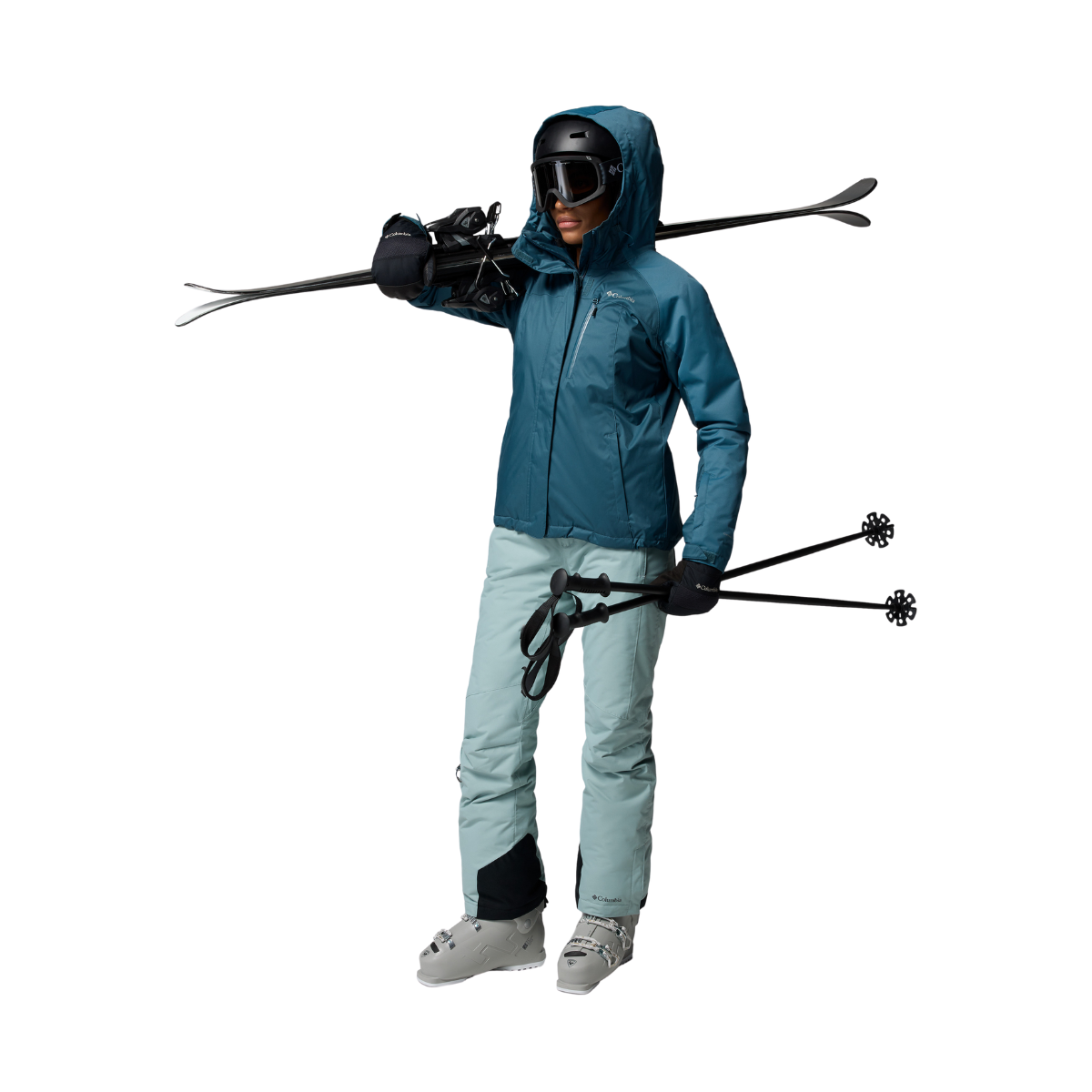 Columbia Snowy Summit Insulated skijakke, dame (Everblue)