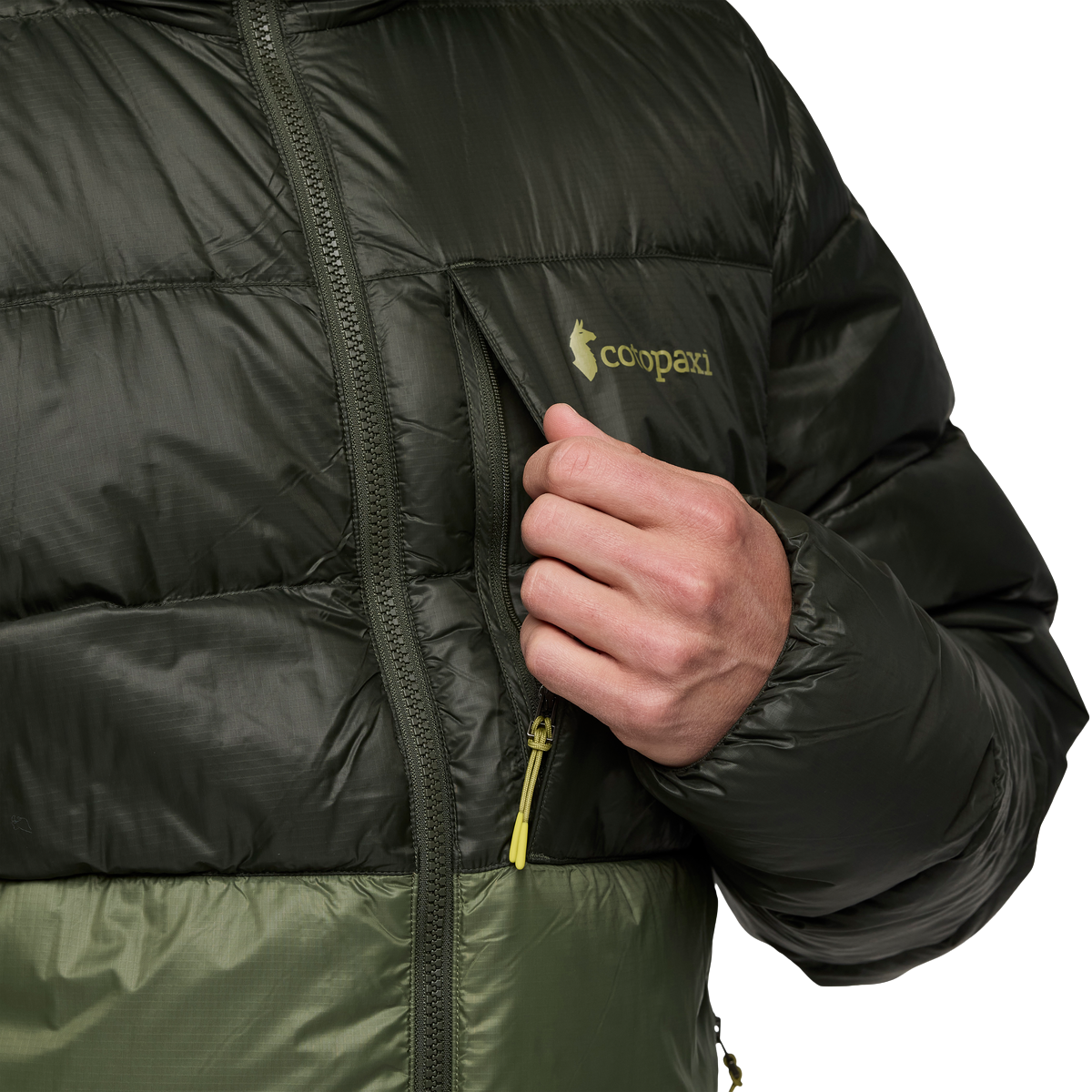 Cotopaxi Fuego Max Down dunjakke, herre (Woods And Fatigue)