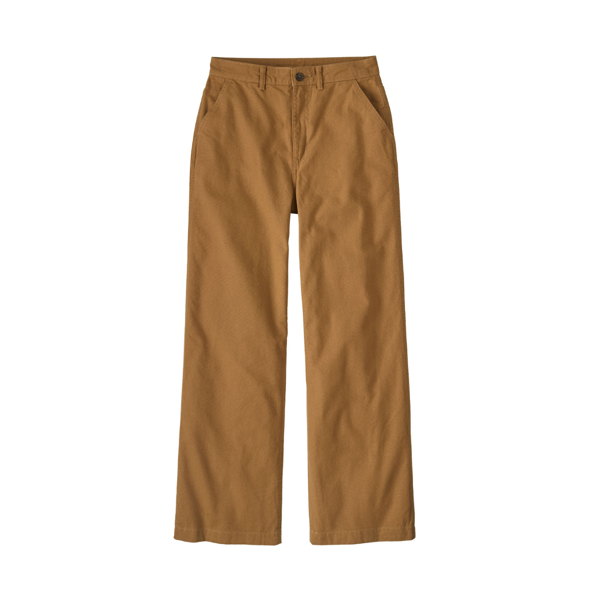 PAT W Point Reyes Canvas Wide Leg Pants, Brown