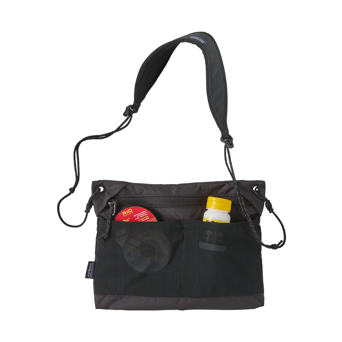 Patagonia Terravia Sacoche Ripstop-nylon skuldertaske 1 L (Black)