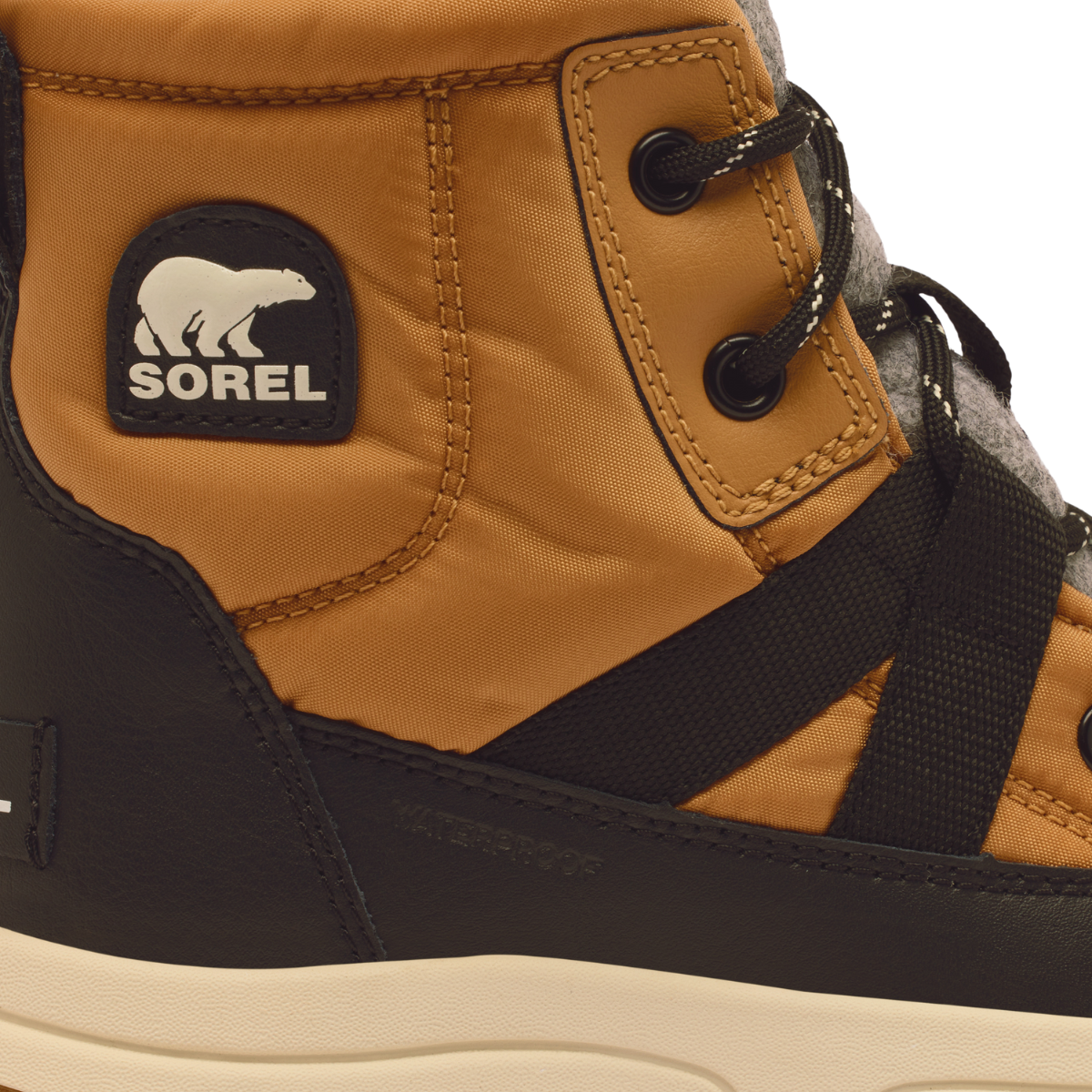 Sorel Whitney III Plus Lace WP vinterstøvler, junior (Tawny Buff)