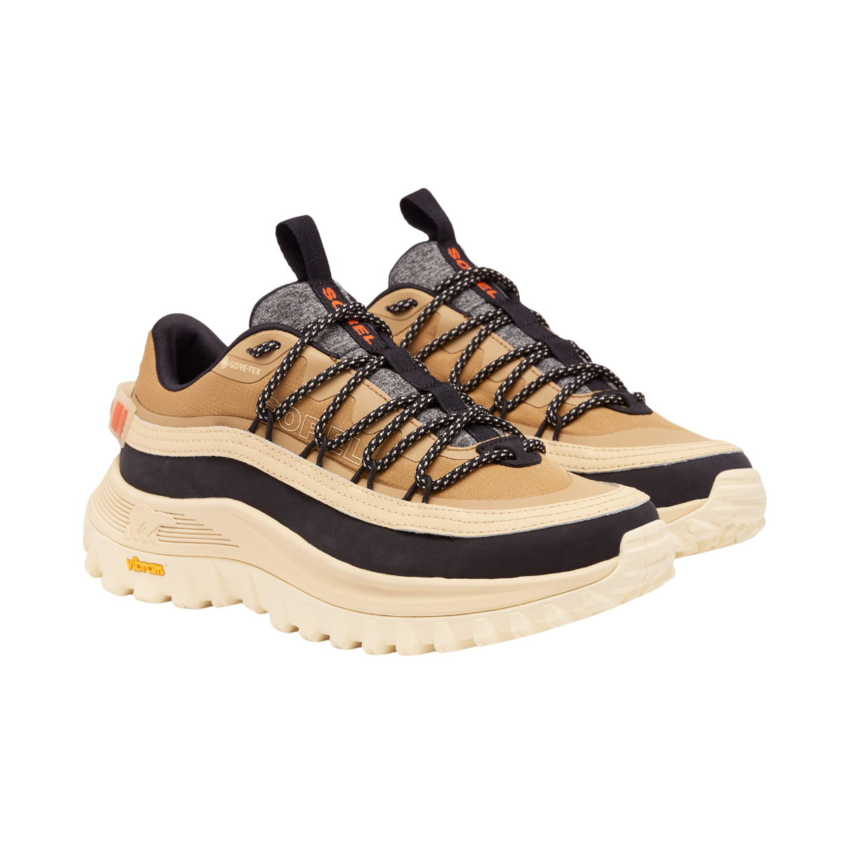 Sorel Callsign Horizon Low GORE-TEX sko, dame (Caribou Buff)
