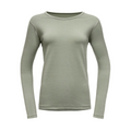 Devold Breeze Plus Crew Merino 200 langærmet t-shirt, dame (Fog)