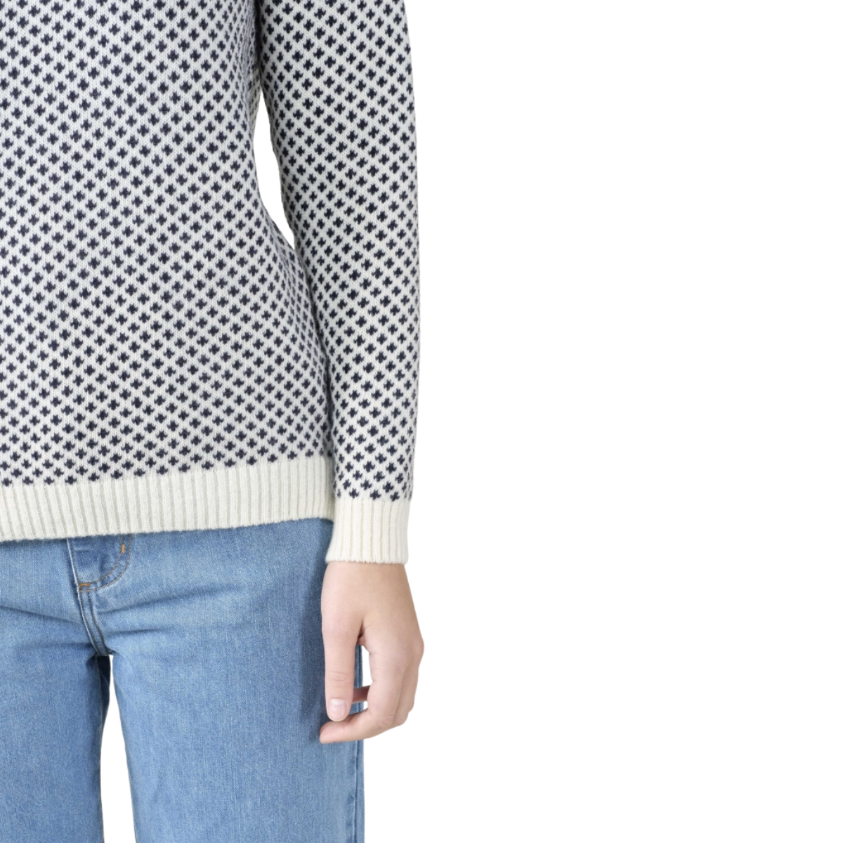 Klitmøller Elaine Knit Sweater, dame (Cream Navy)